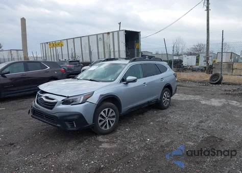 2020 Subaru Outback Premium из США, поврежденный, VIN 4S4BTAEC1L3141361